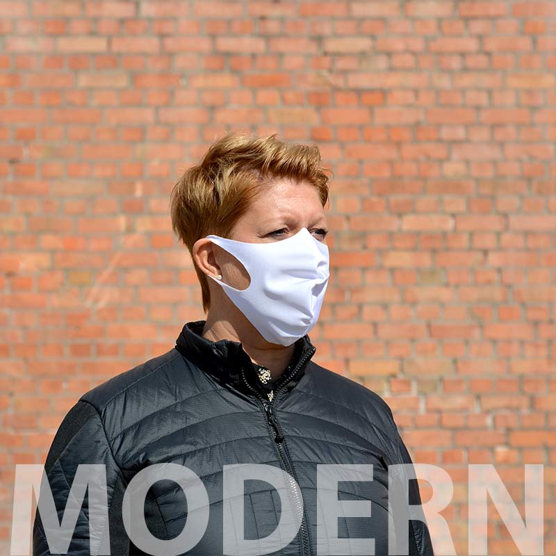 Wiederverwendbare Und Waschbare Mund-Nasen-Maske – Variante “Modern”